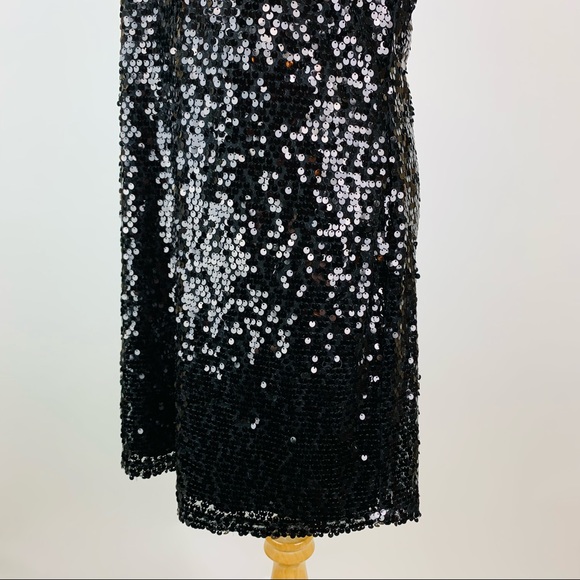 Express Black Sequin Mini Dress Small - Picture 12 of 14